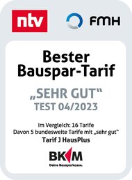 BKM Bausparkasse Mainz Die besten Bauspartarife bei 10 Jahre Ansparzeit mit 200 € p.M.