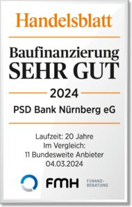 PSD Bank Nürnberg Die besten Bauzinsen  2024