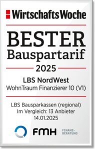 LBS Landesbausparkasse NordWest Die besten Bauspartarife bei einer Ansparzeit von 10 Jahre