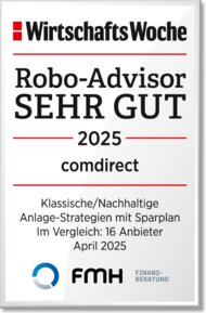 comdirect Die besten Robo Advisor mit Sparplänen