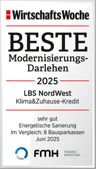 LBS Landesbausparkasse NordWest Die besten Sofortdarlehen von Bausparkassen für eine Modernisierung