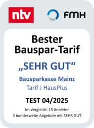 BKM Bausparkasse Mainz Die besten Bauspartarife bei 10 Jahre Ansparzeit mit 200 € p.M. 2025