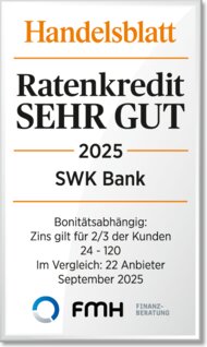 SWK Bank Die besten Ratenkredite