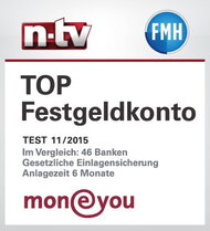 Moneyou: Beste Festgeldbank 2015